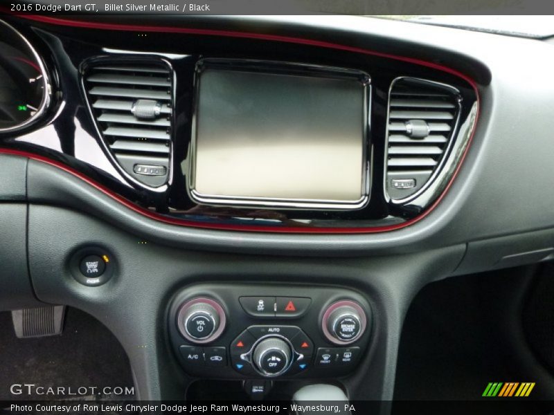 Billet Silver Metallic / Black 2016 Dodge Dart GT