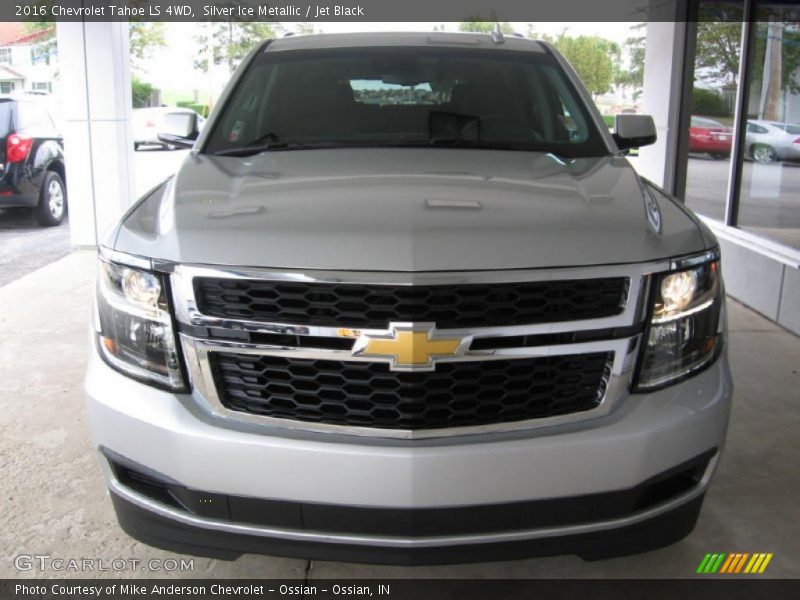 Silver Ice Metallic / Jet Black 2016 Chevrolet Tahoe LS 4WD