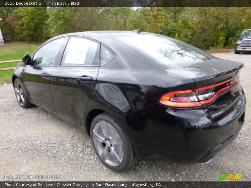 Pitch Black / Black 2016 Dodge Dart GT