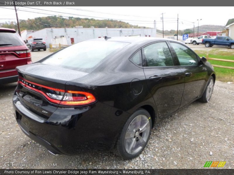 Pitch Black / Black 2016 Dodge Dart GT