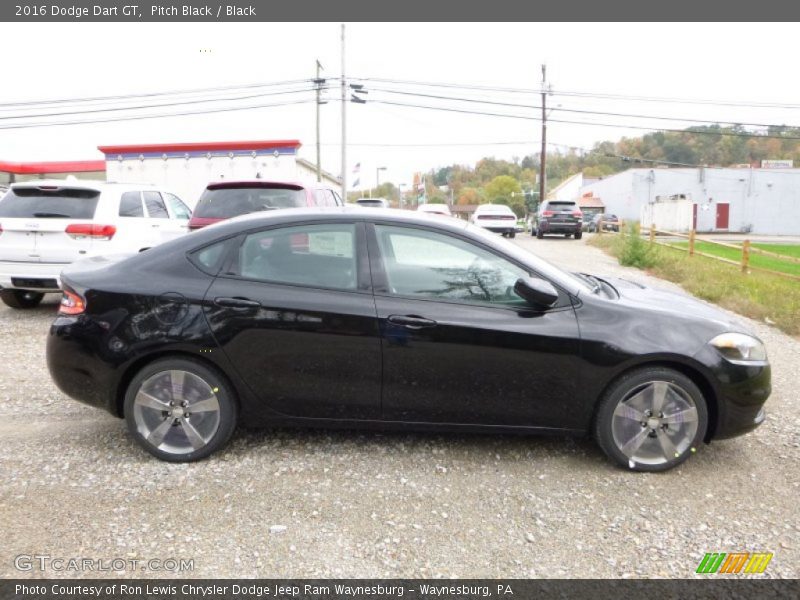 Pitch Black / Black 2016 Dodge Dart GT