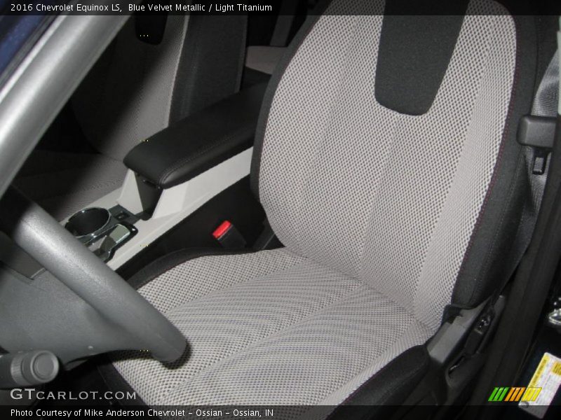 Front Seat of 2016 Equinox LS