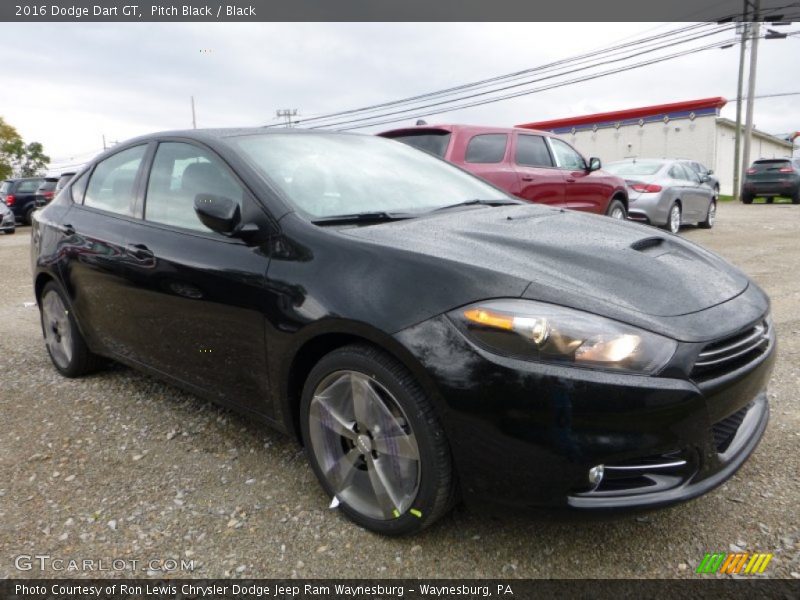 Pitch Black / Black 2016 Dodge Dart GT