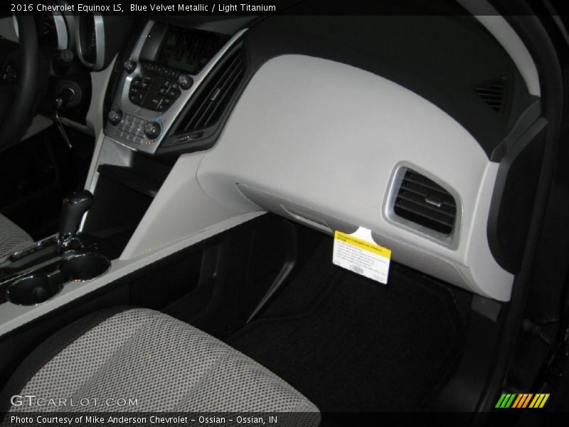 Blue Velvet Metallic / Light Titanium 2016 Chevrolet Equinox LS
