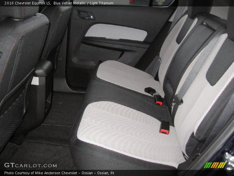 Rear Seat of 2016 Equinox LS