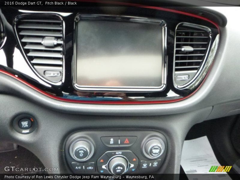 Pitch Black / Black 2016 Dodge Dart GT