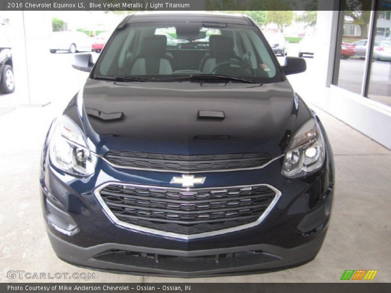 Blue Velvet Metallic / Light Titanium 2016 Chevrolet Equinox LS