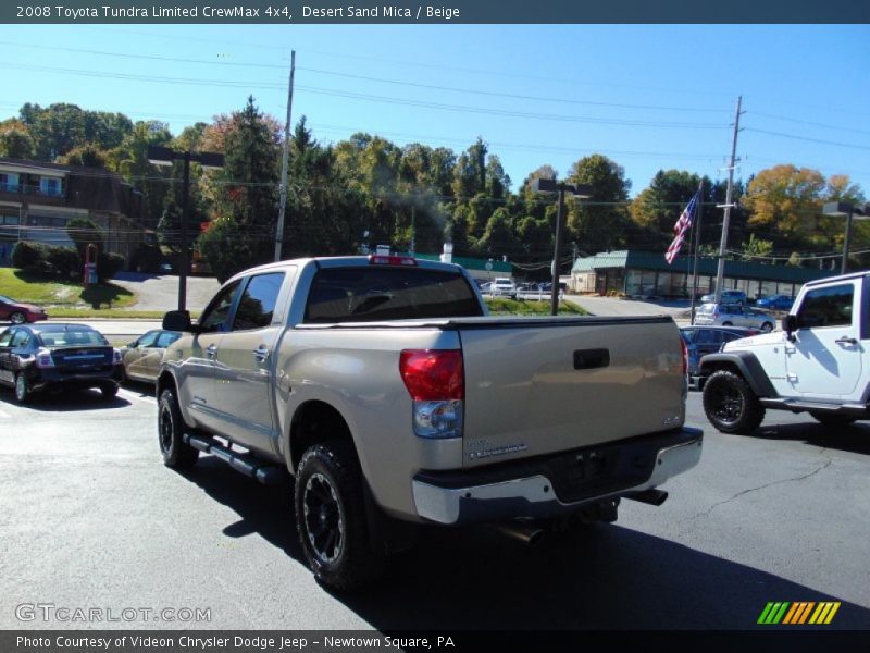 Desert Sand Mica / Beige 2008 Toyota Tundra Limited CrewMax 4x4