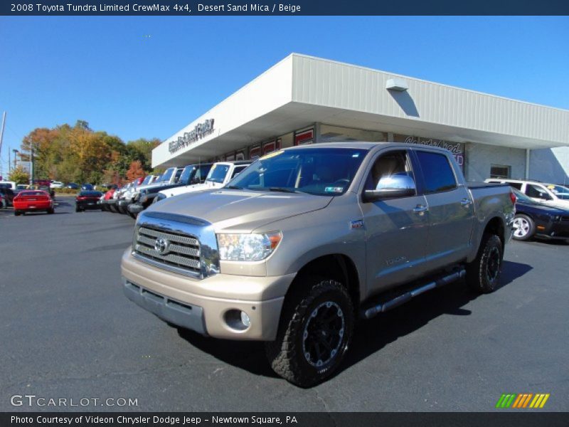 Desert Sand Mica / Beige 2008 Toyota Tundra Limited CrewMax 4x4