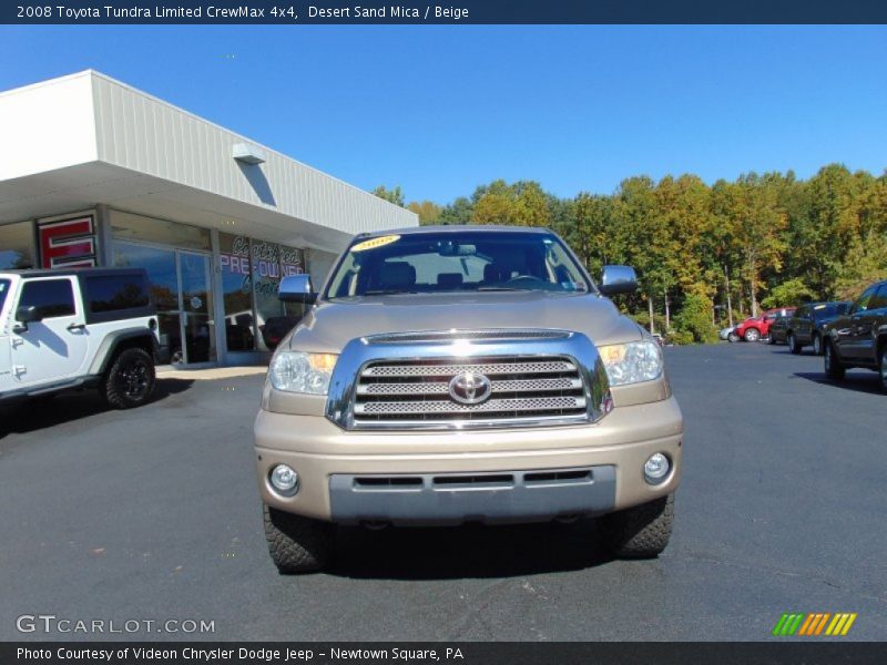 Desert Sand Mica / Beige 2008 Toyota Tundra Limited CrewMax 4x4