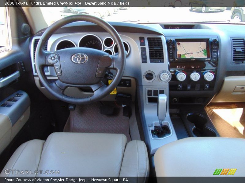 Dashboard of 2008 Tundra Limited CrewMax 4x4
