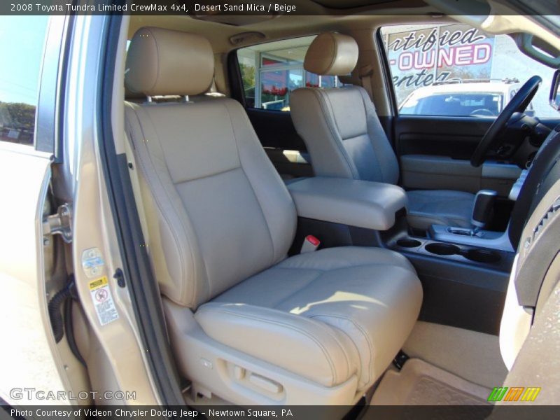 Desert Sand Mica / Beige 2008 Toyota Tundra Limited CrewMax 4x4