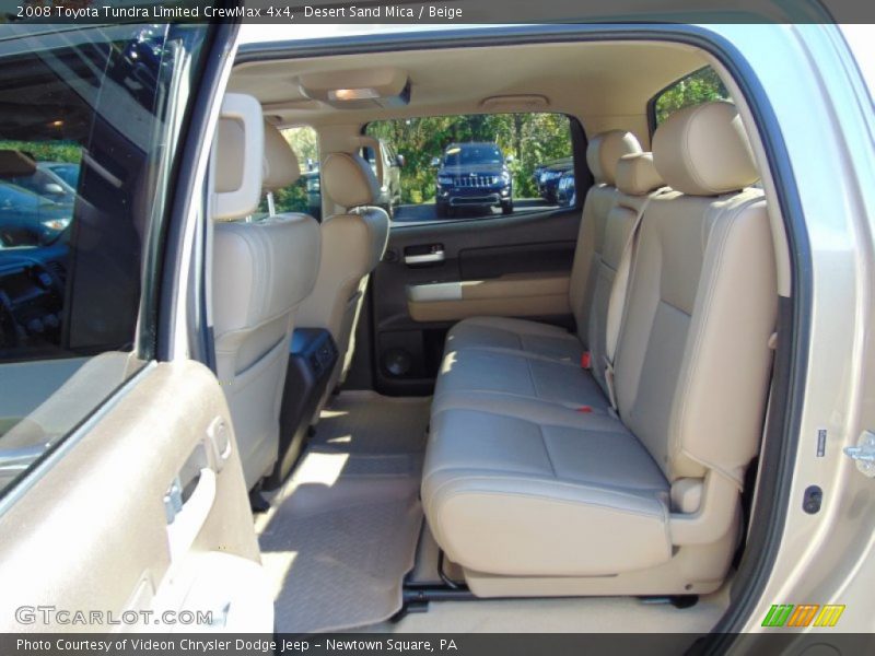 Rear Seat of 2008 Tundra Limited CrewMax 4x4