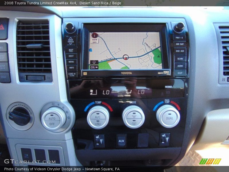 Controls of 2008 Tundra Limited CrewMax 4x4