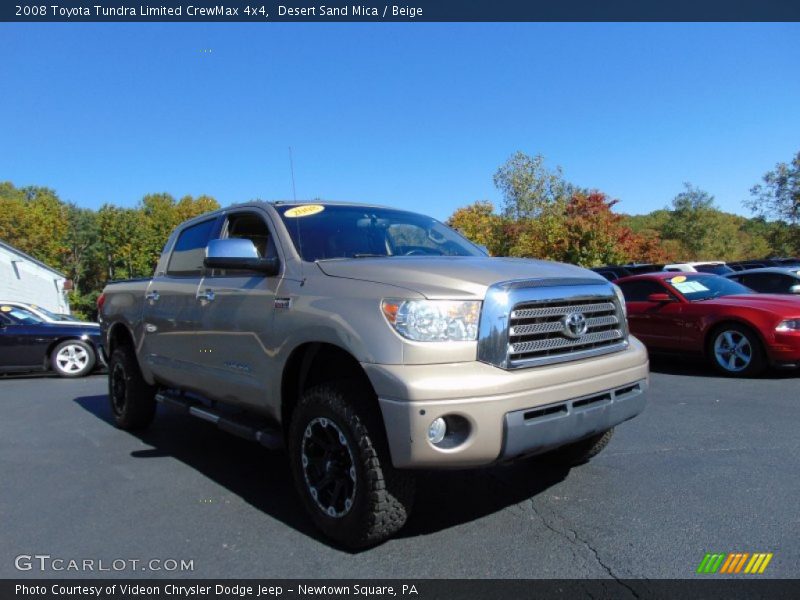 Desert Sand Mica / Beige 2008 Toyota Tundra Limited CrewMax 4x4