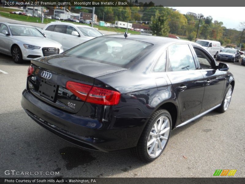Moonlight Blue Metallic / Black 2016 Audi A4 2.0T Premium quattro