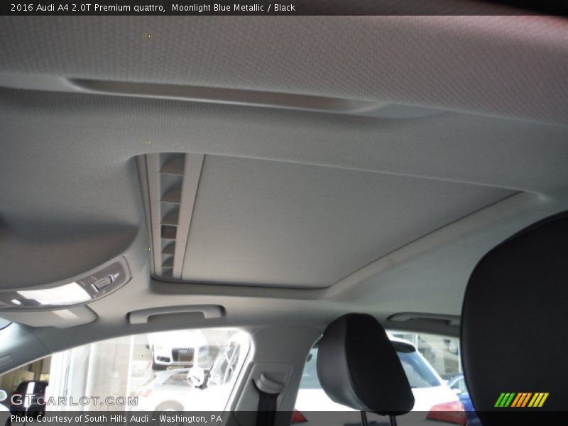 Moonlight Blue Metallic / Black 2016 Audi A4 2.0T Premium quattro