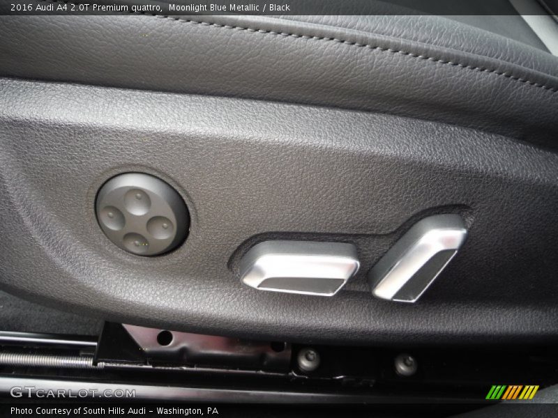 Moonlight Blue Metallic / Black 2016 Audi A4 2.0T Premium quattro