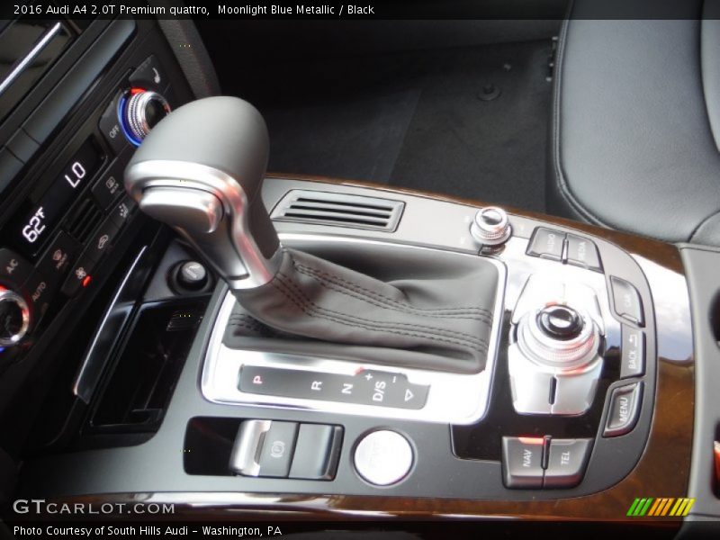 Moonlight Blue Metallic / Black 2016 Audi A4 2.0T Premium quattro