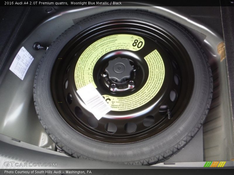 Moonlight Blue Metallic / Black 2016 Audi A4 2.0T Premium quattro