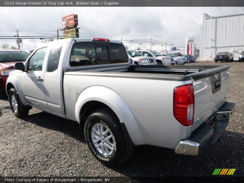 Brilliant Silver / Graphite 2016 Nissan Frontier SV King Cab 4x4