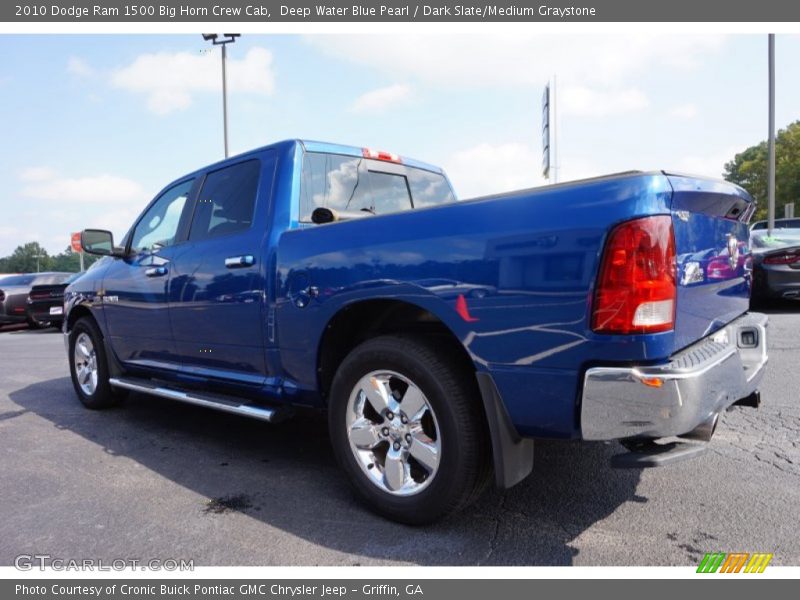 Deep Water Blue Pearl / Dark Slate/Medium Graystone 2010 Dodge Ram 1500 Big Horn Crew Cab