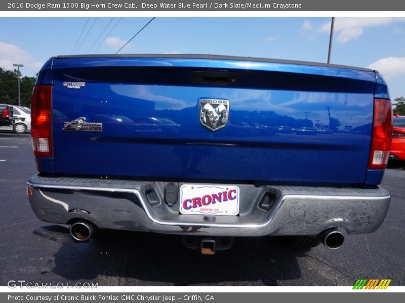 Deep Water Blue Pearl / Dark Slate/Medium Graystone 2010 Dodge Ram 1500 Big Horn Crew Cab