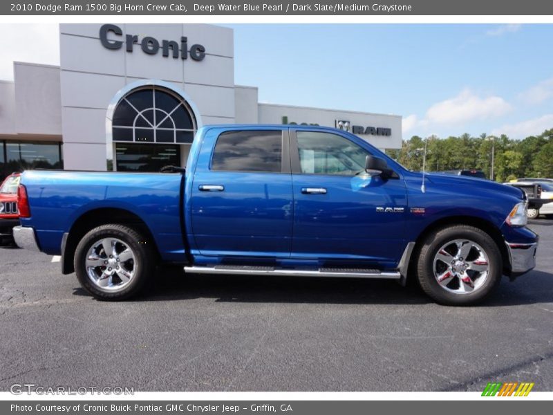 Deep Water Blue Pearl / Dark Slate/Medium Graystone 2010 Dodge Ram 1500 Big Horn Crew Cab