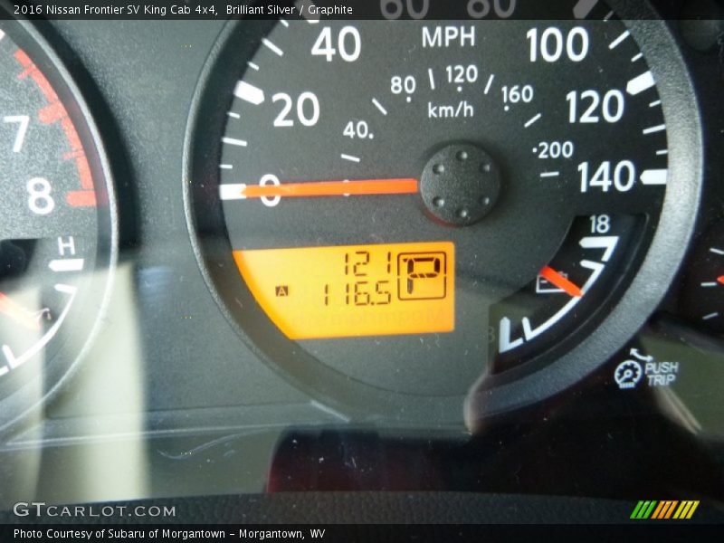 Brilliant Silver / Graphite 2016 Nissan Frontier SV King Cab 4x4