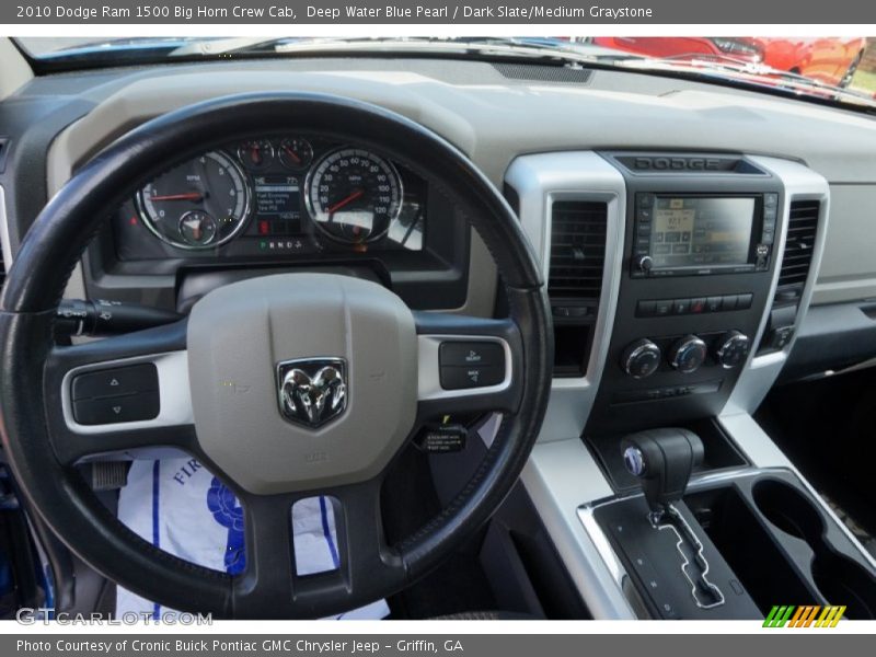 Deep Water Blue Pearl / Dark Slate/Medium Graystone 2010 Dodge Ram 1500 Big Horn Crew Cab