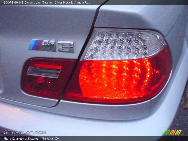 Titanium Silver Metallic / Imola Red 2006 BMW M3 Convertible