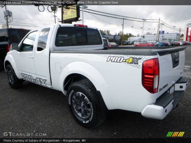 Glacier White / Pro-4X Graphite Steel 2016 Nissan Frontier Pro-4X King Cab 4x4