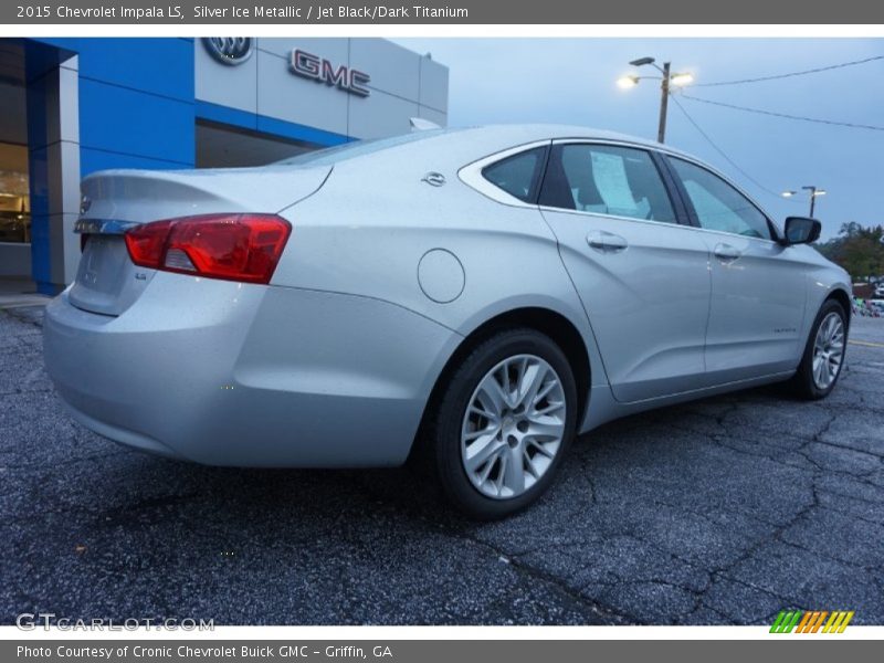 Silver Ice Metallic / Jet Black/Dark Titanium 2015 Chevrolet Impala LS