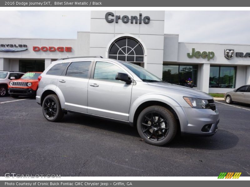 Billet Silver Metallic / Black 2016 Dodge Journey SXT