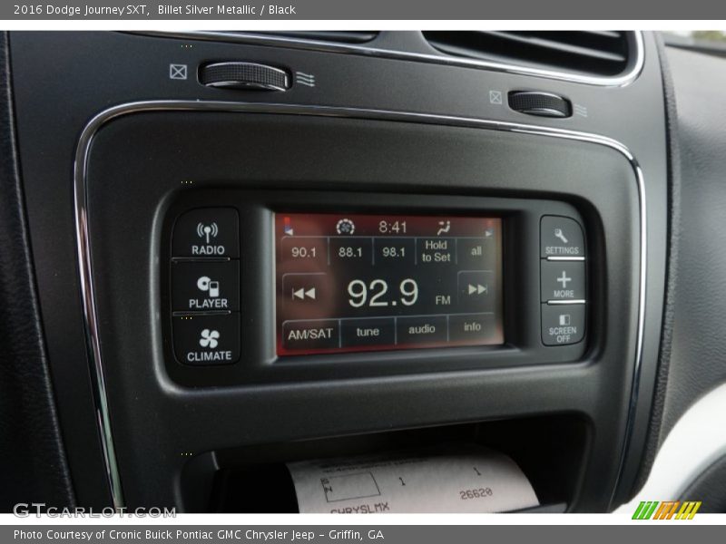 Billet Silver Metallic / Black 2016 Dodge Journey SXT