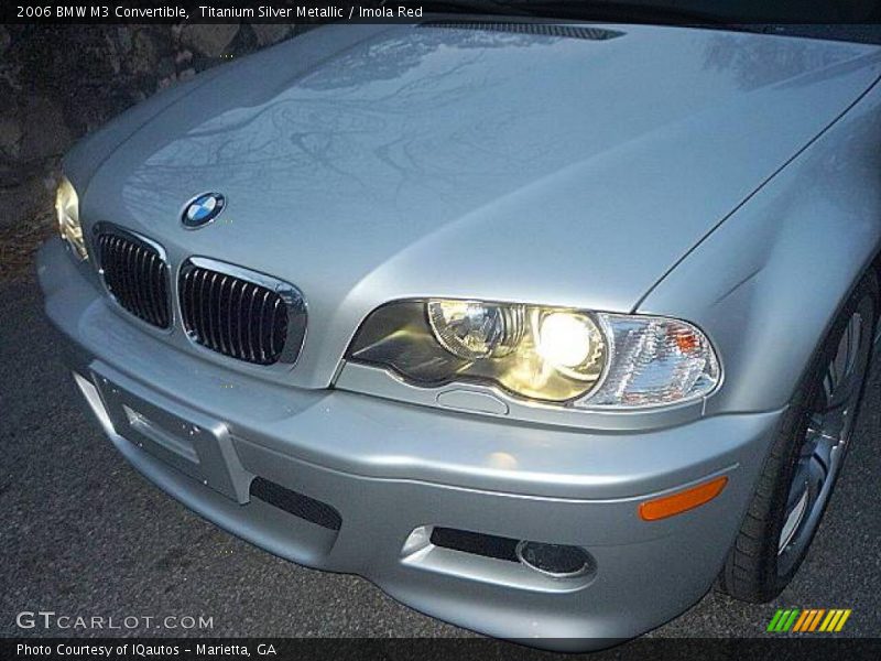 Titanium Silver Metallic / Imola Red 2006 BMW M3 Convertible