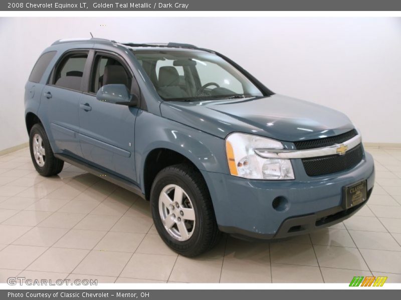 Golden Teal Metallic / Dark Gray 2008 Chevrolet Equinox LT