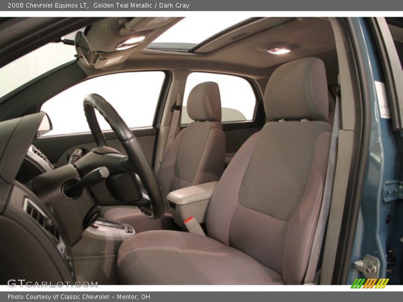 Golden Teal Metallic / Dark Gray 2008 Chevrolet Equinox LT