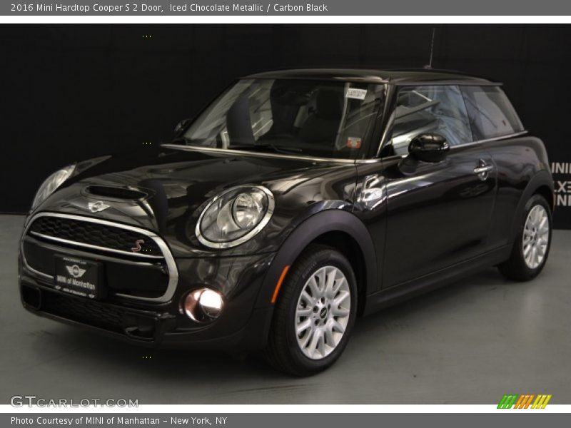Iced Chocolate Metallic / Carbon Black 2016 Mini Hardtop Cooper S 2 Door