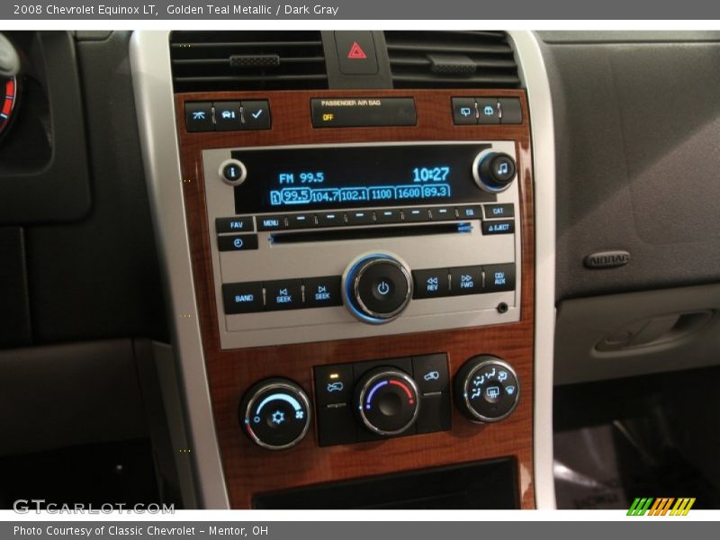 Golden Teal Metallic / Dark Gray 2008 Chevrolet Equinox LT