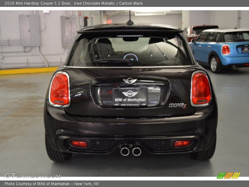 Iced Chocolate Metallic / Carbon Black 2016 Mini Hardtop Cooper S 2 Door