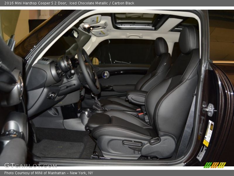Iced Chocolate Metallic / Carbon Black 2016 Mini Hardtop Cooper S 2 Door