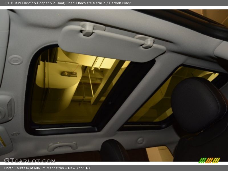 Iced Chocolate Metallic / Carbon Black 2016 Mini Hardtop Cooper S 2 Door