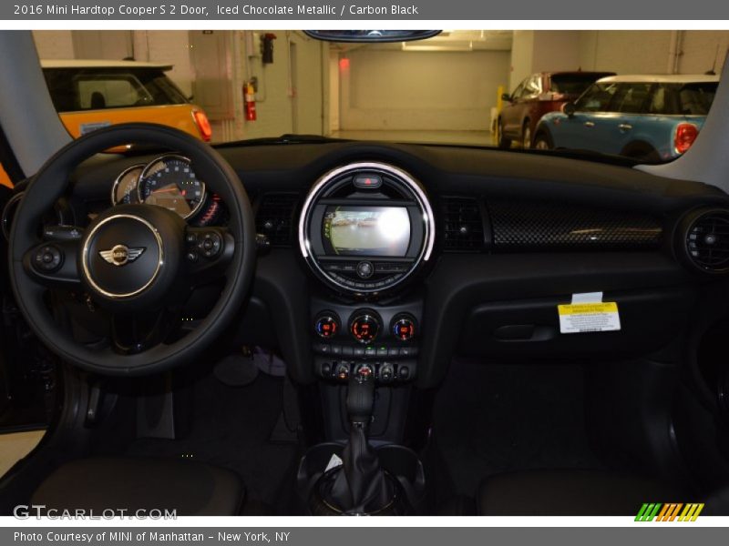 Iced Chocolate Metallic / Carbon Black 2016 Mini Hardtop Cooper S 2 Door