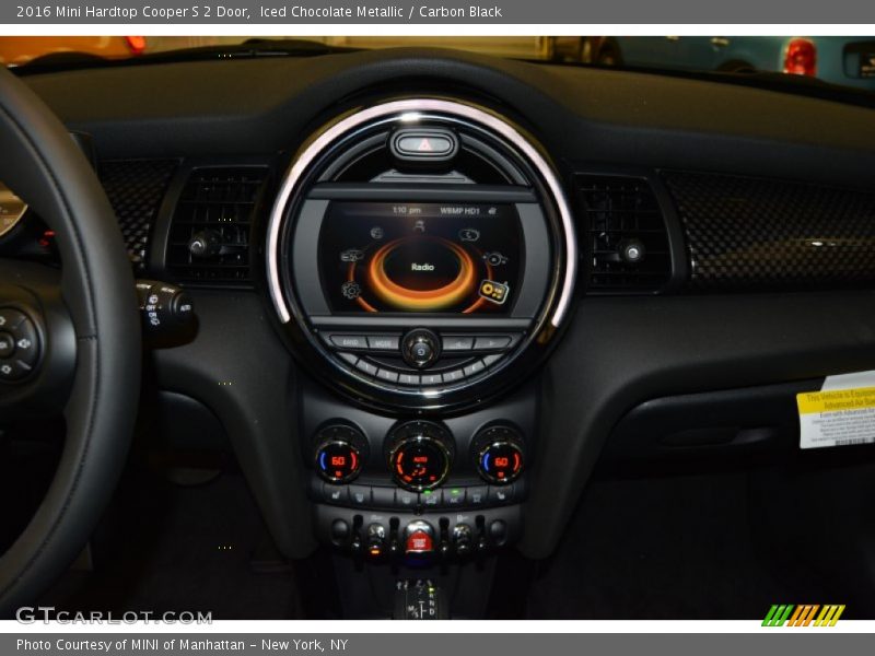 Iced Chocolate Metallic / Carbon Black 2016 Mini Hardtop Cooper S 2 Door