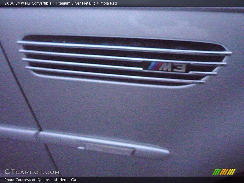 Titanium Silver Metallic / Imola Red 2006 BMW M3 Convertible