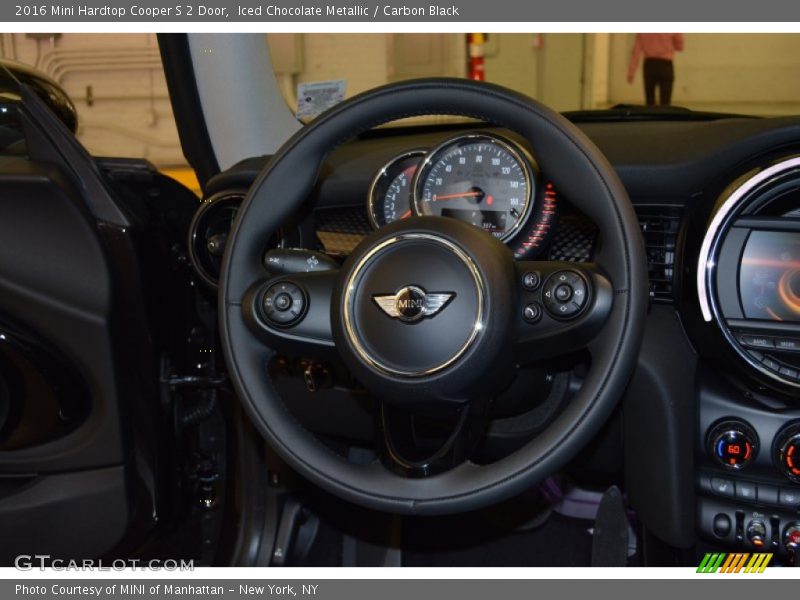 Iced Chocolate Metallic / Carbon Black 2016 Mini Hardtop Cooper S 2 Door