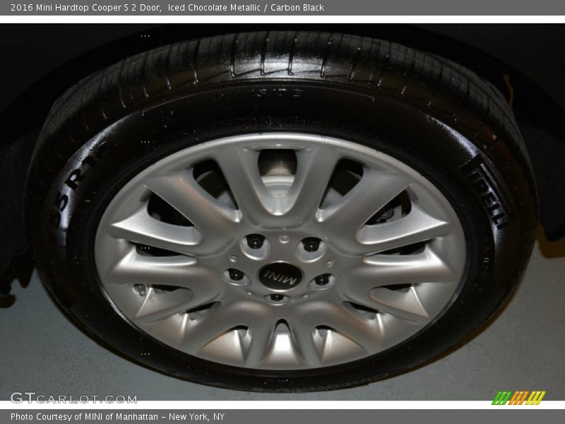 Iced Chocolate Metallic / Carbon Black 2016 Mini Hardtop Cooper S 2 Door