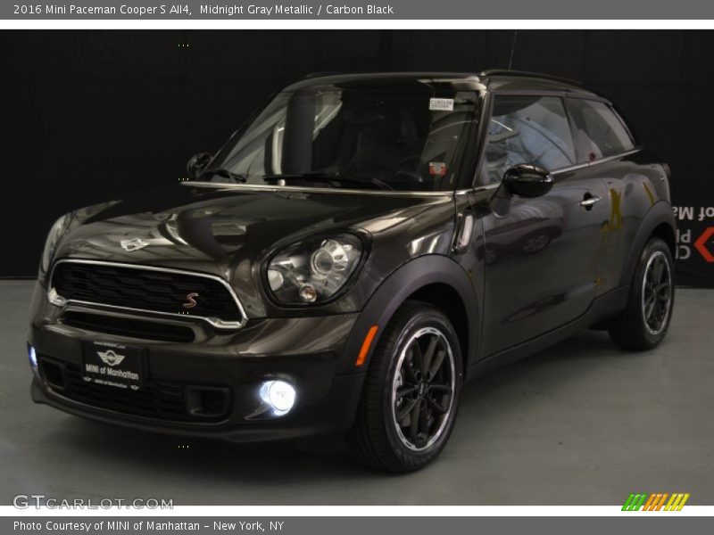 Midnight Gray Metallic / Carbon Black 2016 Mini Paceman Cooper S All4