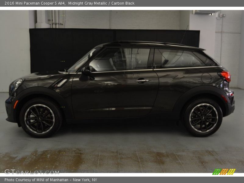  2016 Paceman Cooper S All4 Midnight Gray Metallic